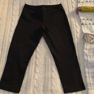 Lucy black crop yoga pants size XS